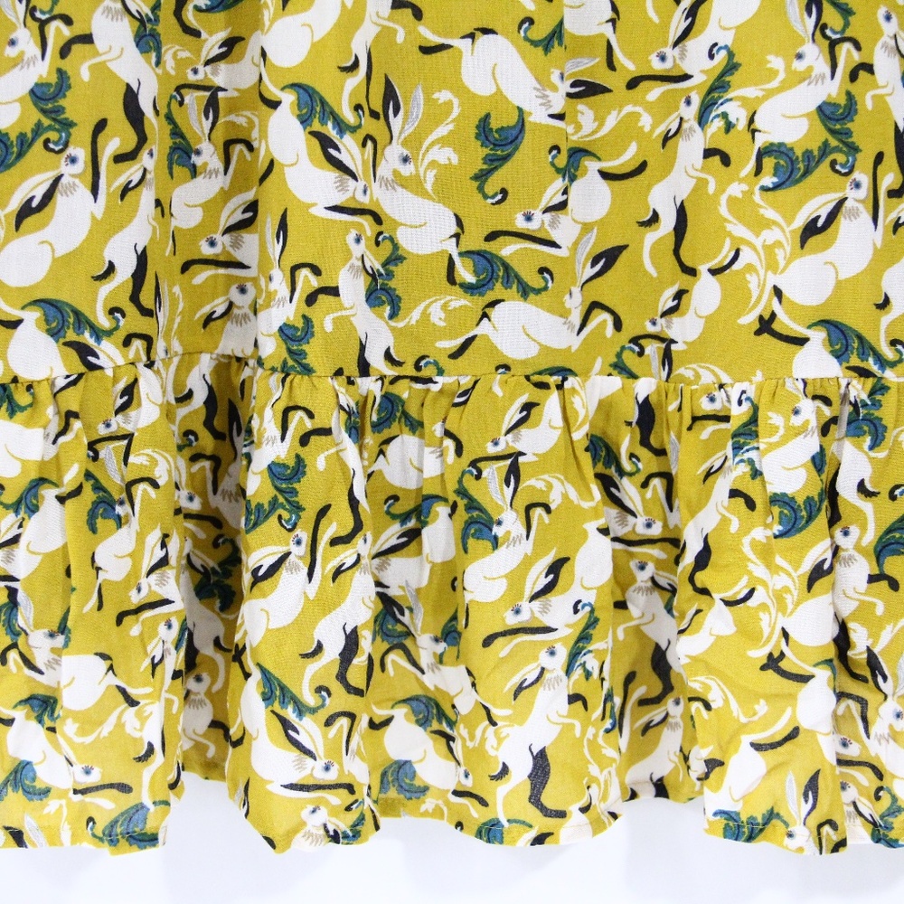 Anthropologie Top Maeve Janie Shirt NEW Rabbit Bunny Blouse - Picture 4 of 9